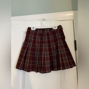 Forever 21 pleated plaid skirt size small